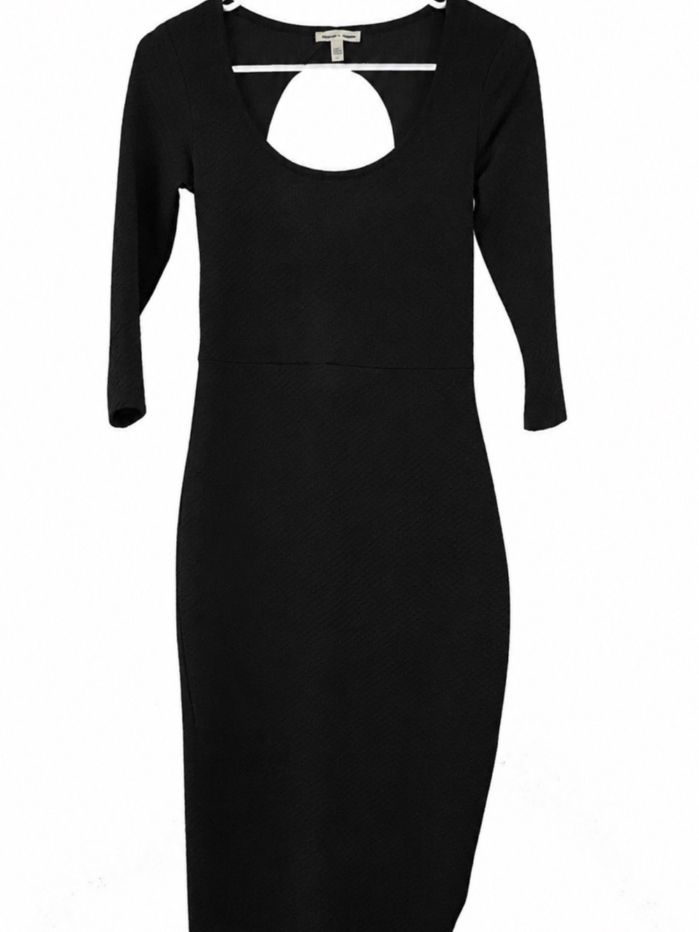 Urban Outfitters Silence + Noise Black Cutout Bodycon Midi Dress